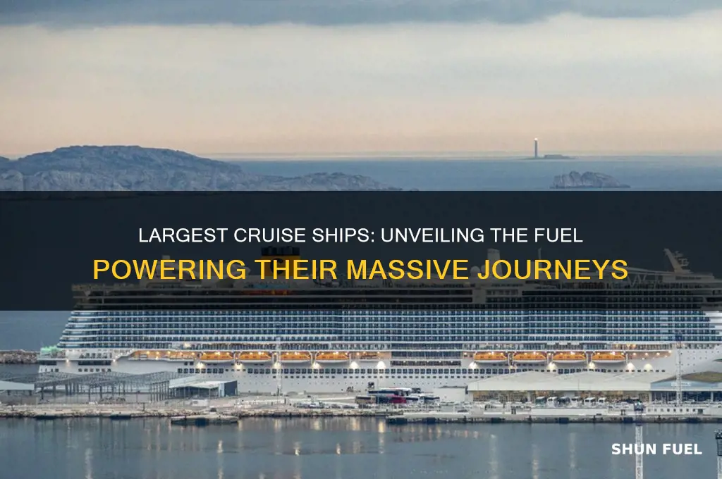 what fuel does largest cruise ship use