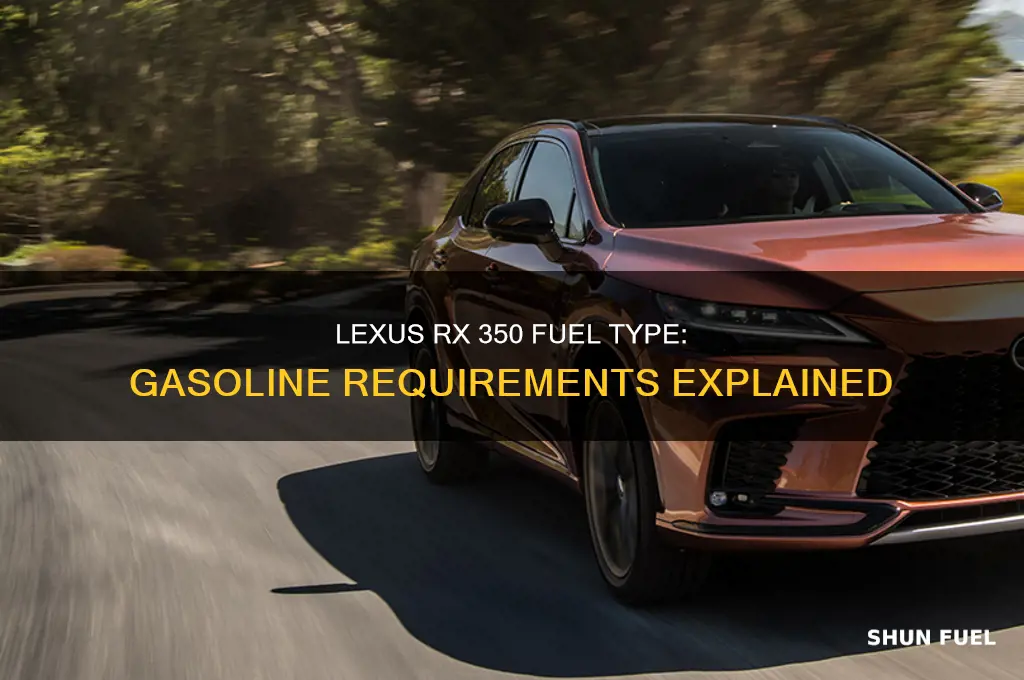 what fuel does lexus rx 350 use