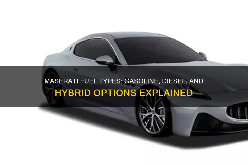 what fuel does maserati use