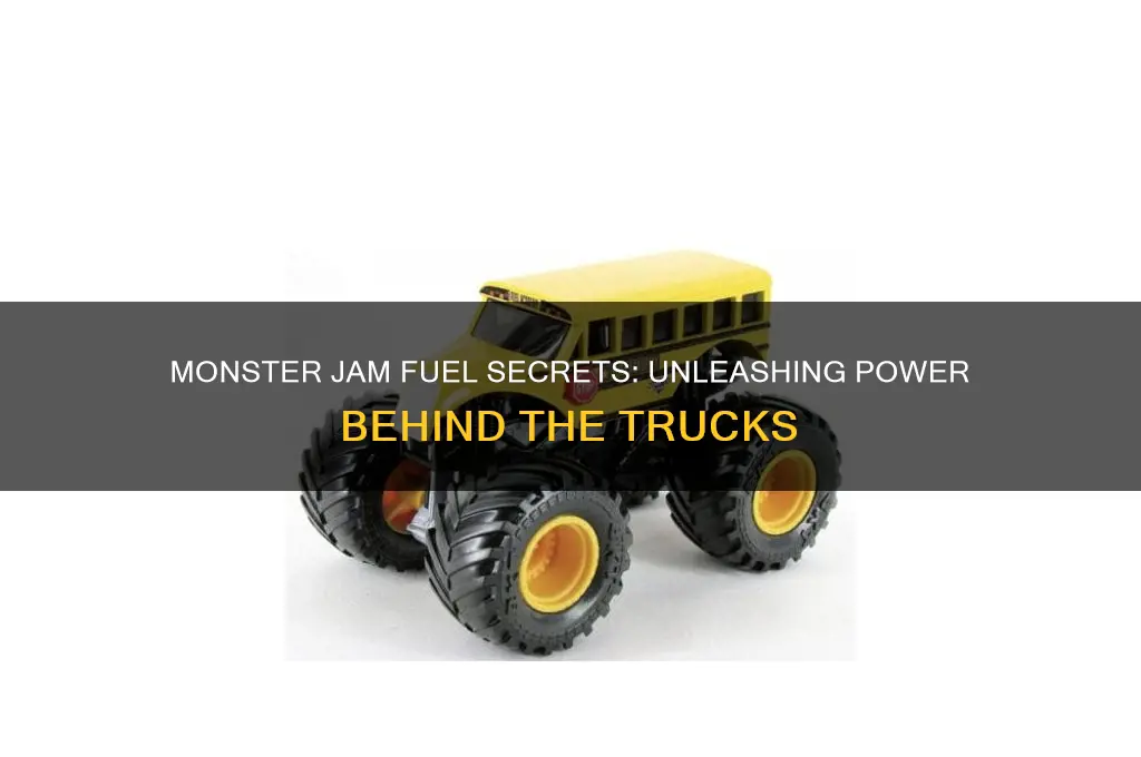 what fuel does monster jam use