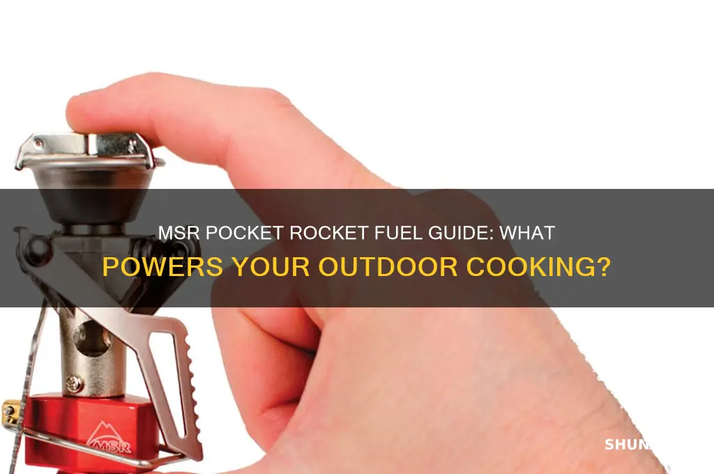 what fuel does msr pocket rocket use