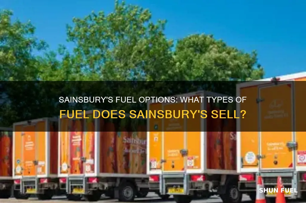 what fuel does sainsburys sell