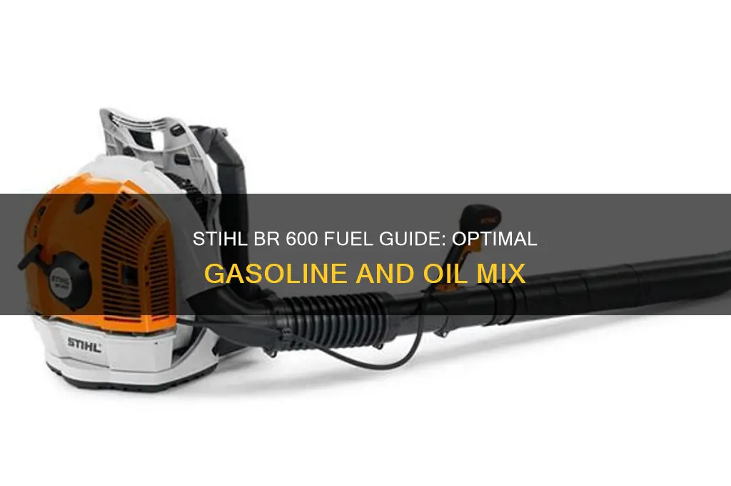 what fuel does stihl br 600 use