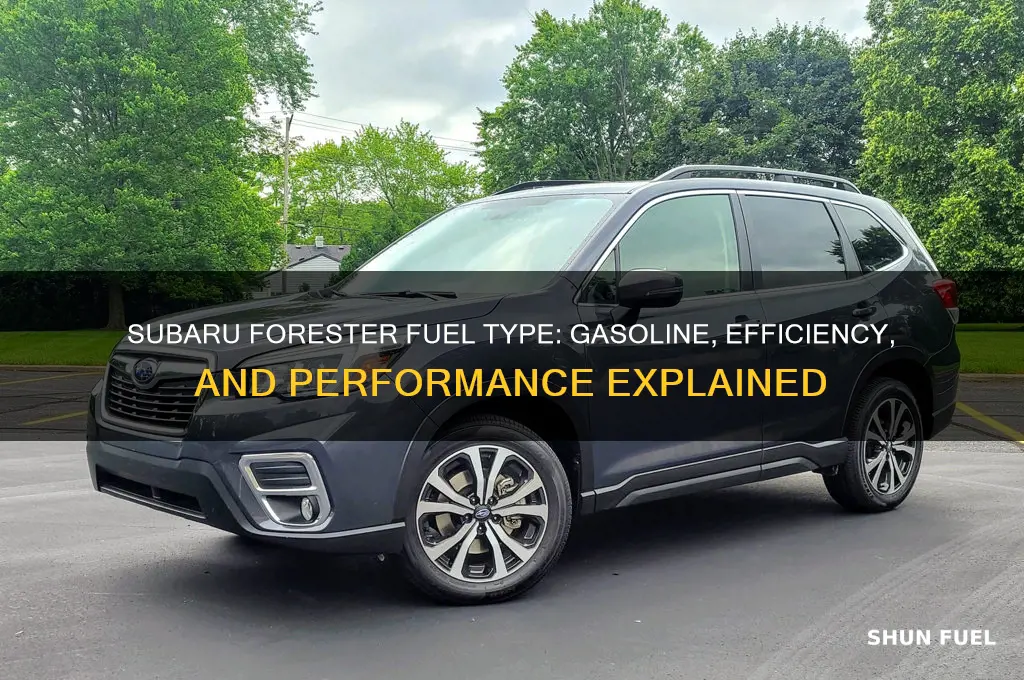 what fuel does subaru forester use