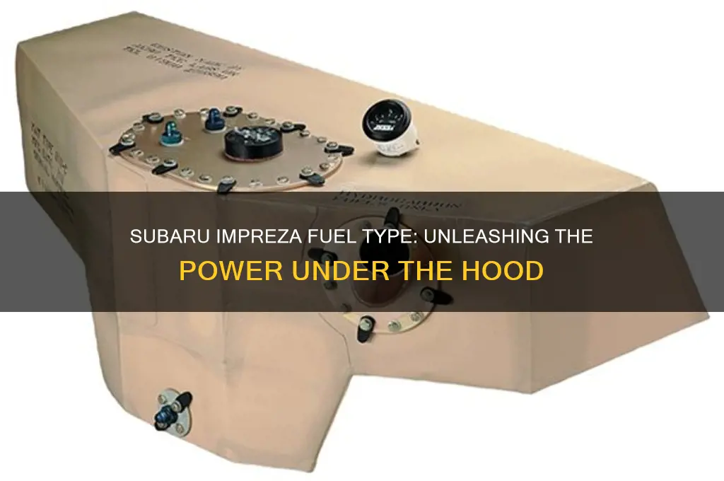 what fuel does subaru impreza use