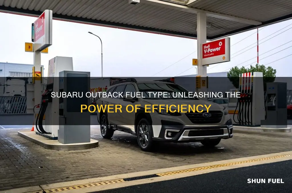 what fuel does subaru outback use