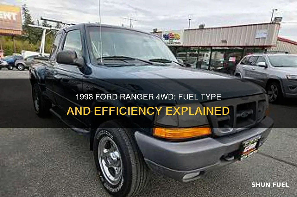 what fuel does the 1998 4wd ford ranger use
