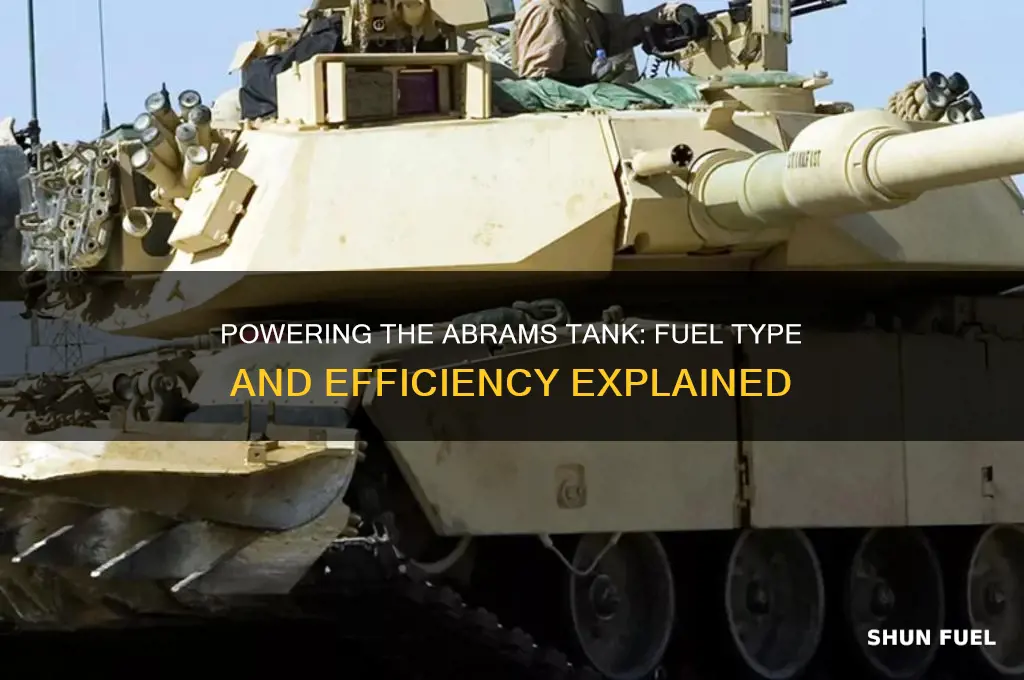 what fuel does the abrams tank use
