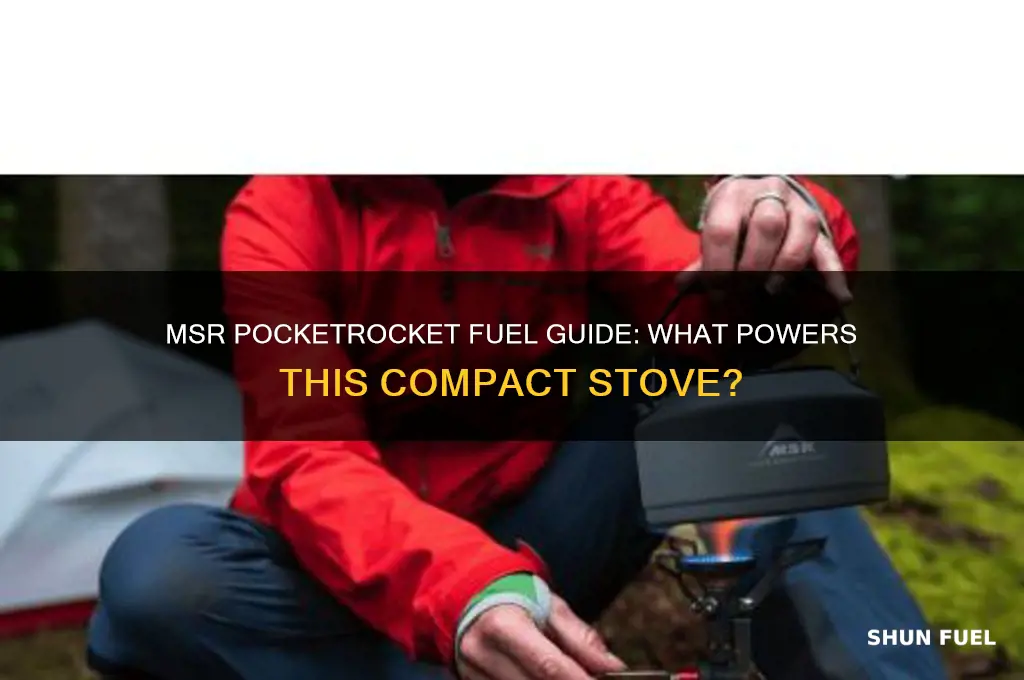 what fuel does the msr pocketrocket use