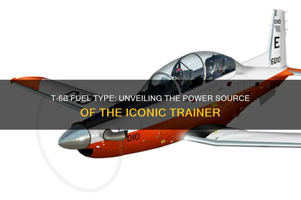 what fuel does the t-6b use