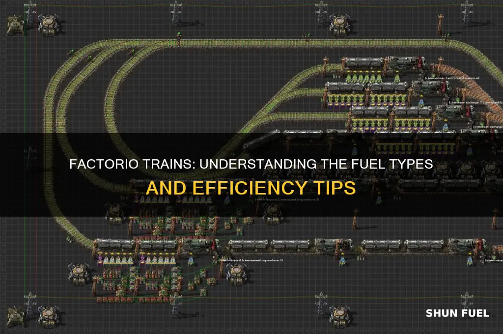 what fuel does train use factorio