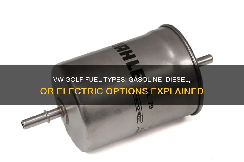 what fuel does vw golf use