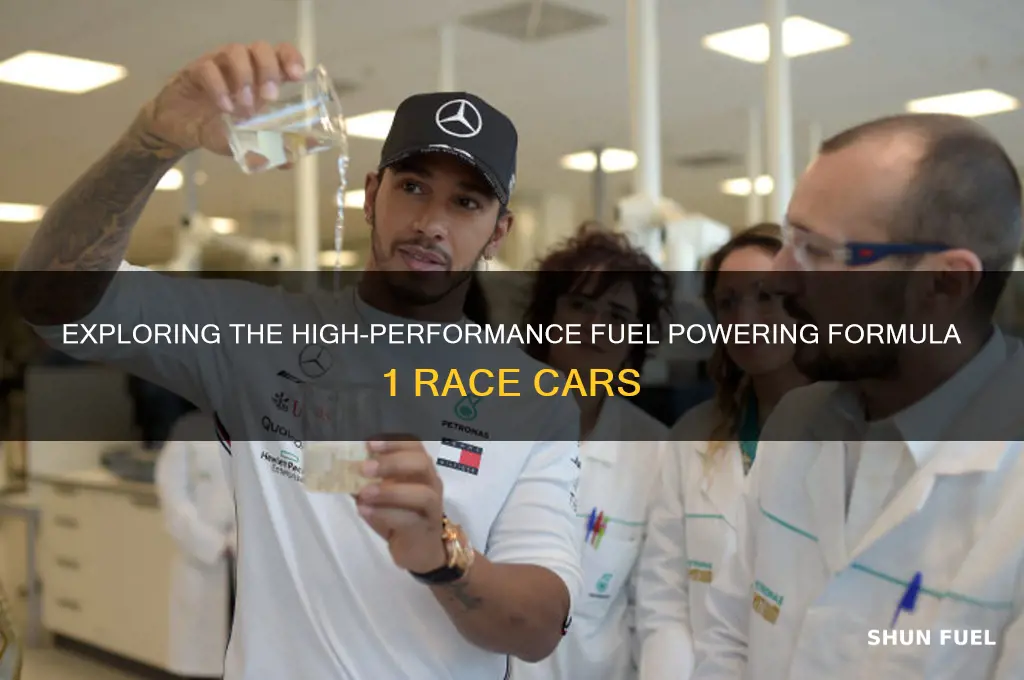 what fuel f1 car use
