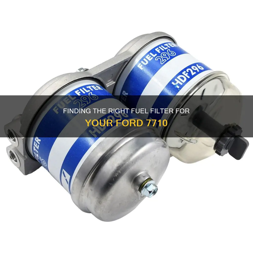 what fuel filter does a ford 7710 take