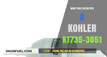 Kohler KT735-3051: Choosing the Right Fuel Filter
