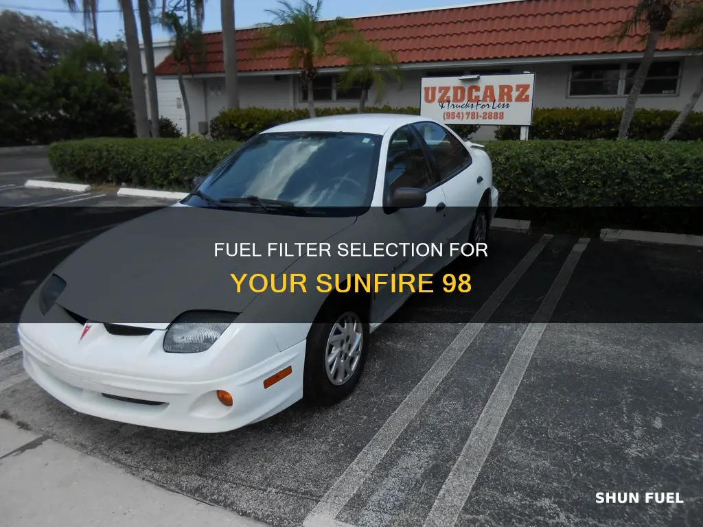 what fuel filter for a sunfire 98
