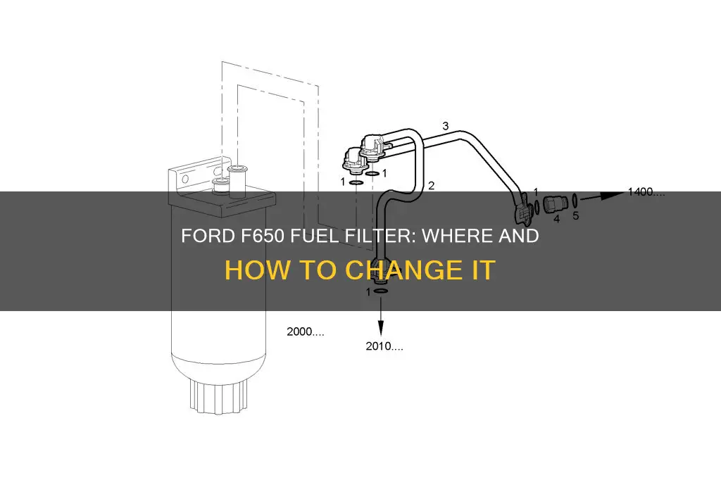 what fuel filter is in a 2005 ford f650