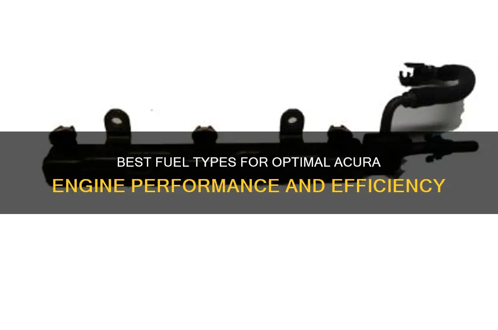 what fuel for acura engines