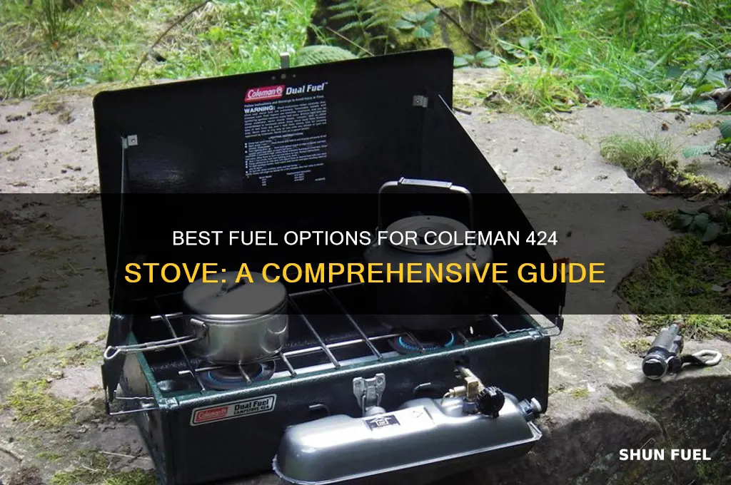 what fuel for coleman 424