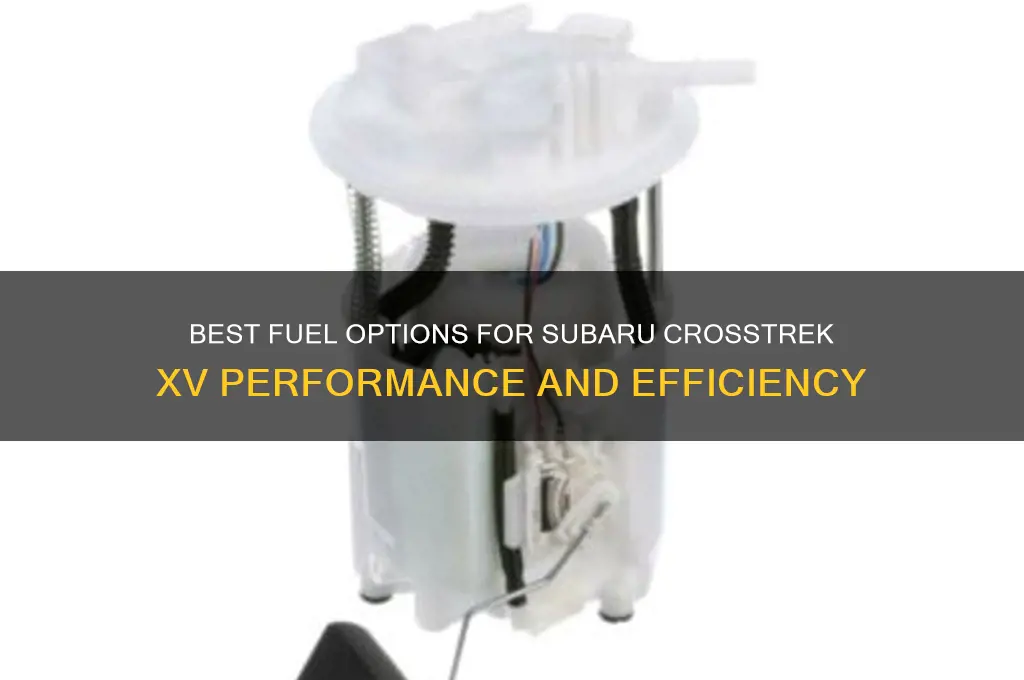 what fuel for crosstrek xv