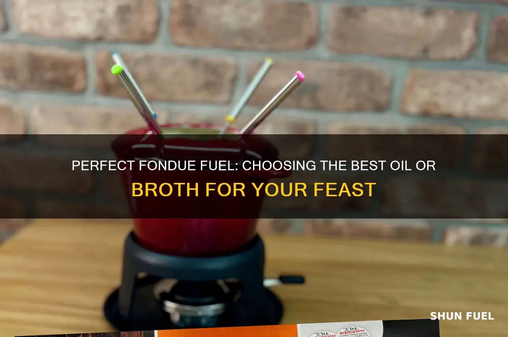 what fuel for fondue