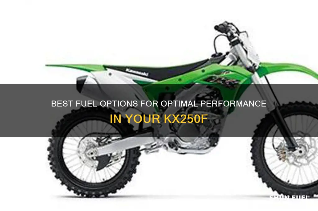 what fuel for kx250f
