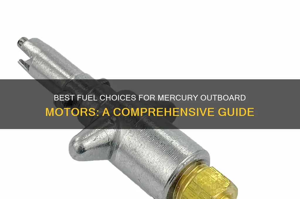 what fuel for mercury outboard
