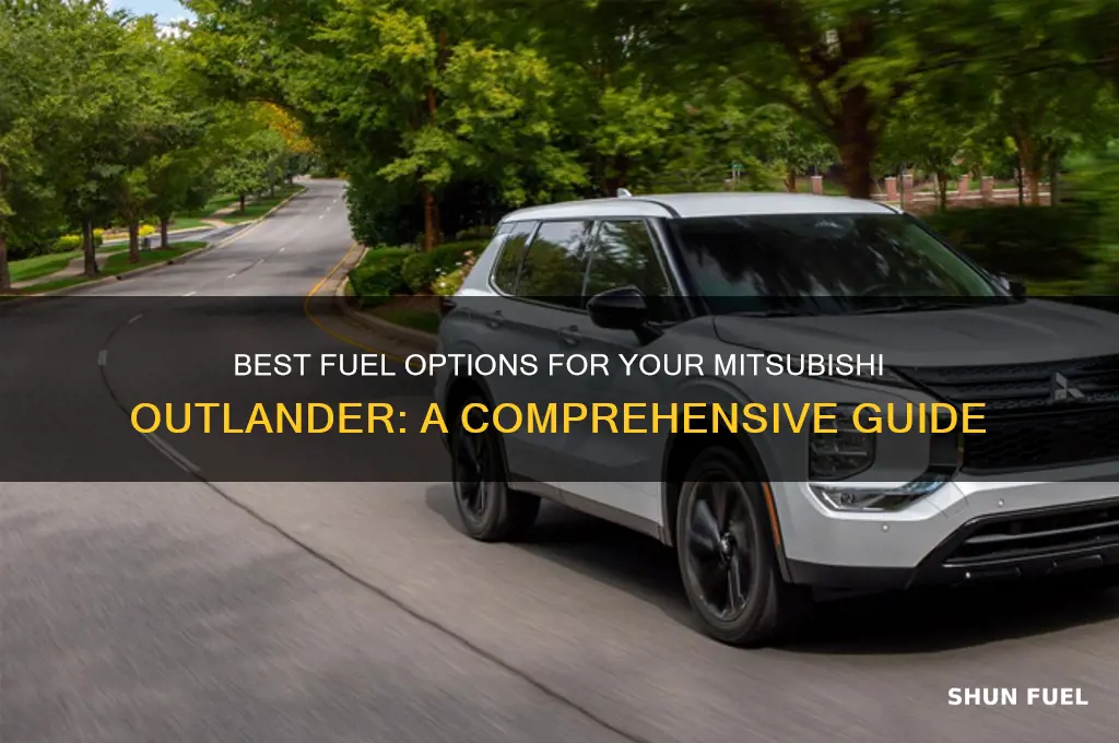 what fuel for mitsubishi outlander