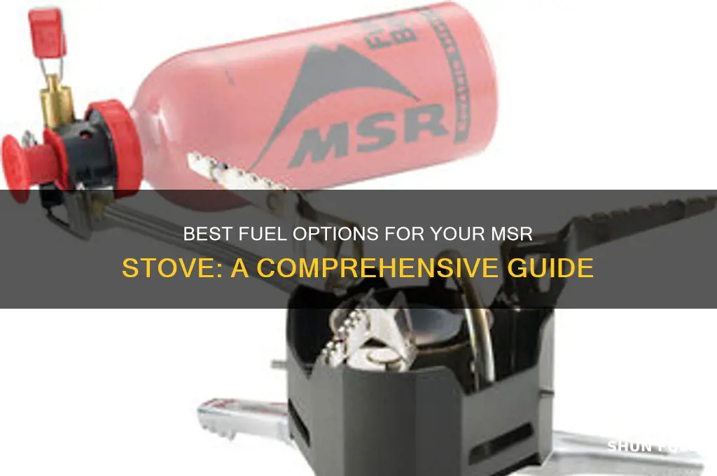 what fuel for msr stove