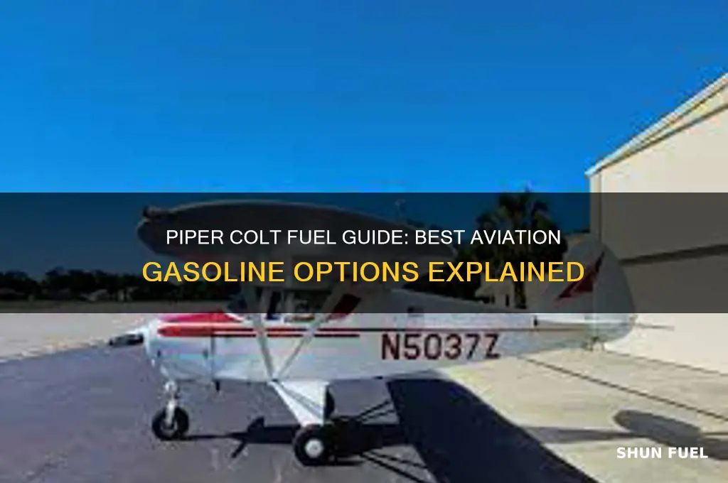 what fuel for piper colt