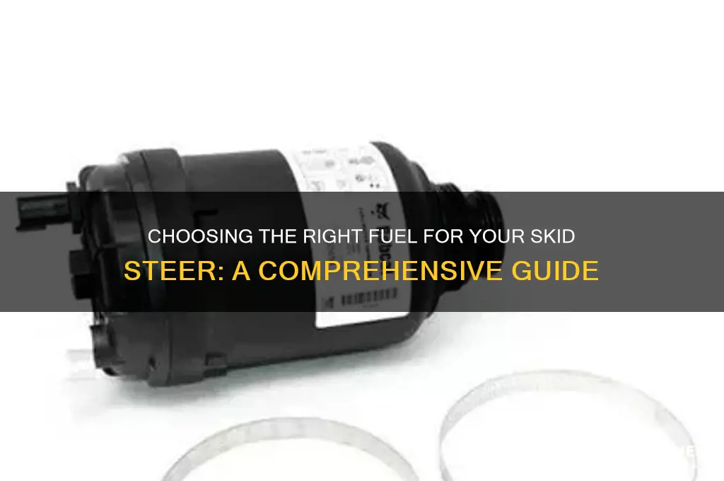 what fuel for skid steer