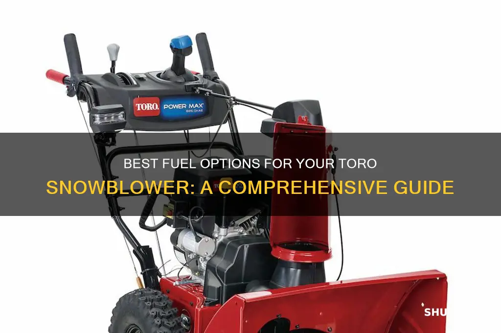 what fuel for toro snowblower