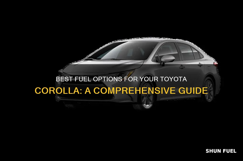 what fuel for toyota corolla