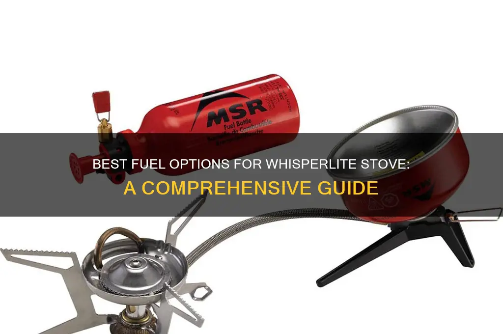 what fuel for whisperlite stove