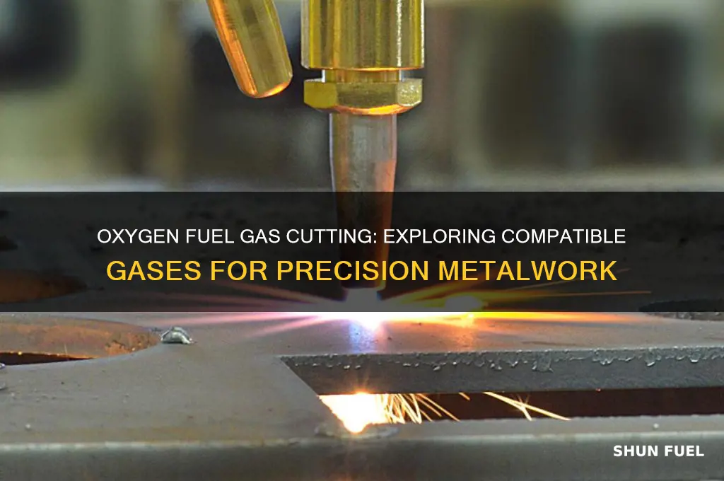 what fuel gases can be used to cut with oxygen