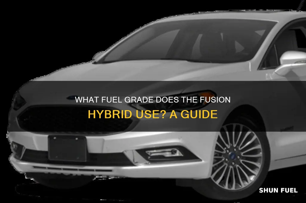 what fuel grade does fusion hybrid use