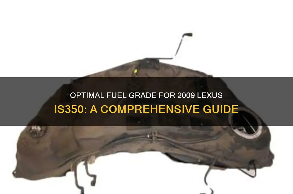 what fuel grade2009 lexus is350