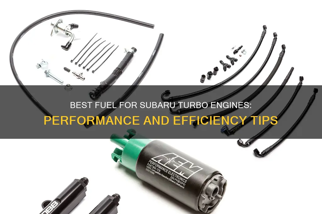 what fuel in subaru turbo