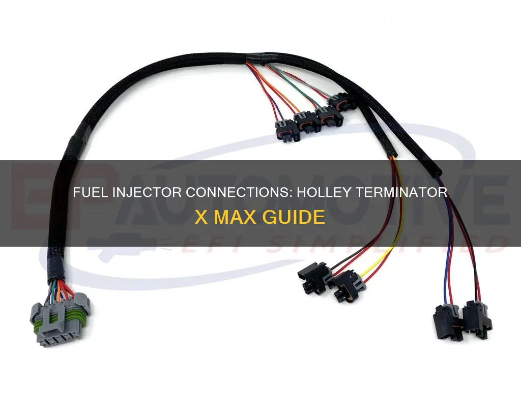 what fuel injector connection is on holley terminator x max
