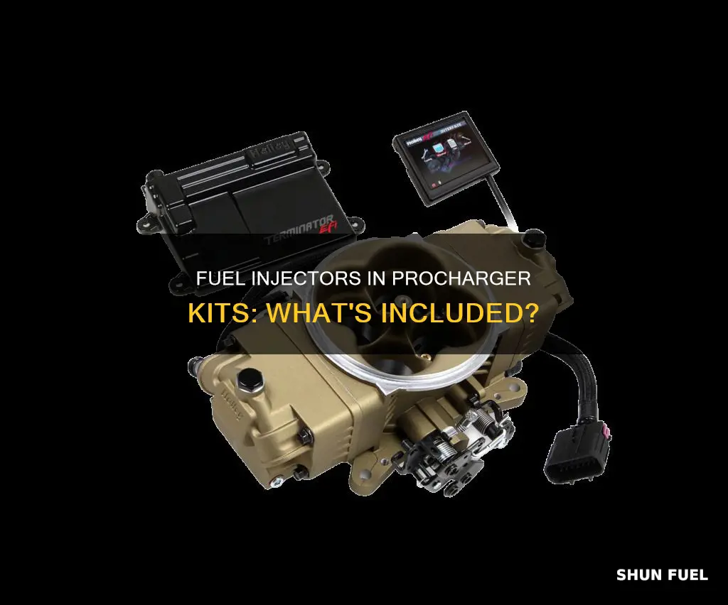 what fuel injectors come in the procharger kit