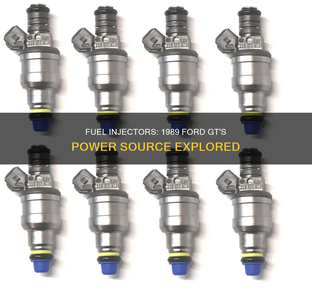 what fuel injectors come stand on a 1989 ford gt