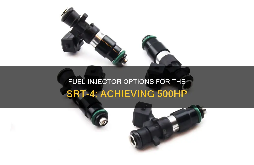 what fuel injectors for srt 4 500hp