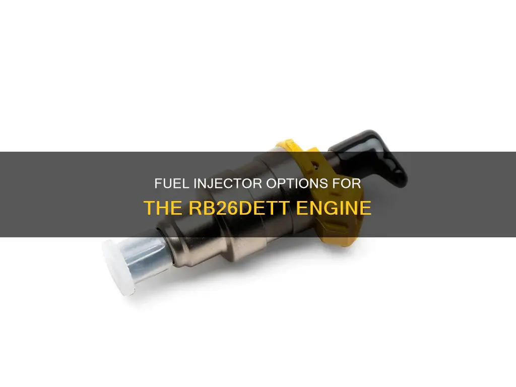 what fuel injectors should i get rb26dett