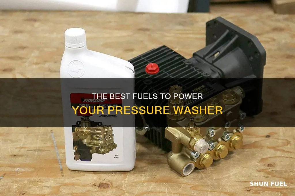 what fuel is required for pressure washer