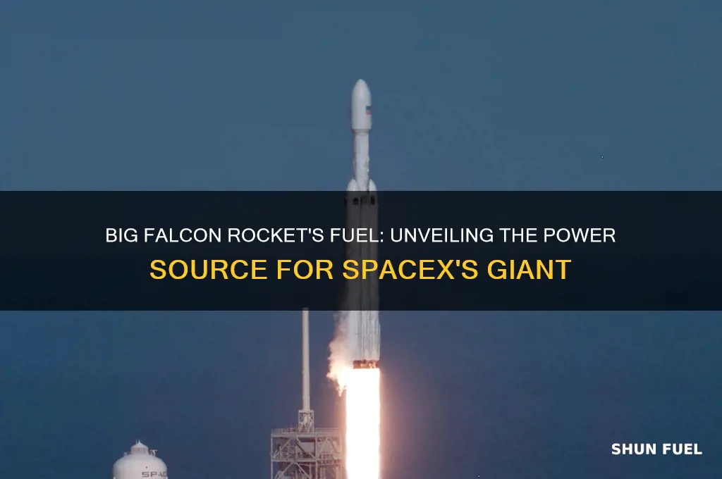 what fuel is the big falcon rocket using