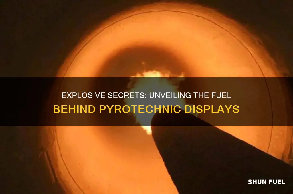 what fuel is used for pyrotechnics