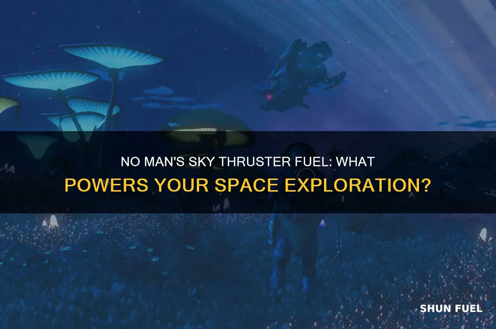what fuel is used for thrusters no man