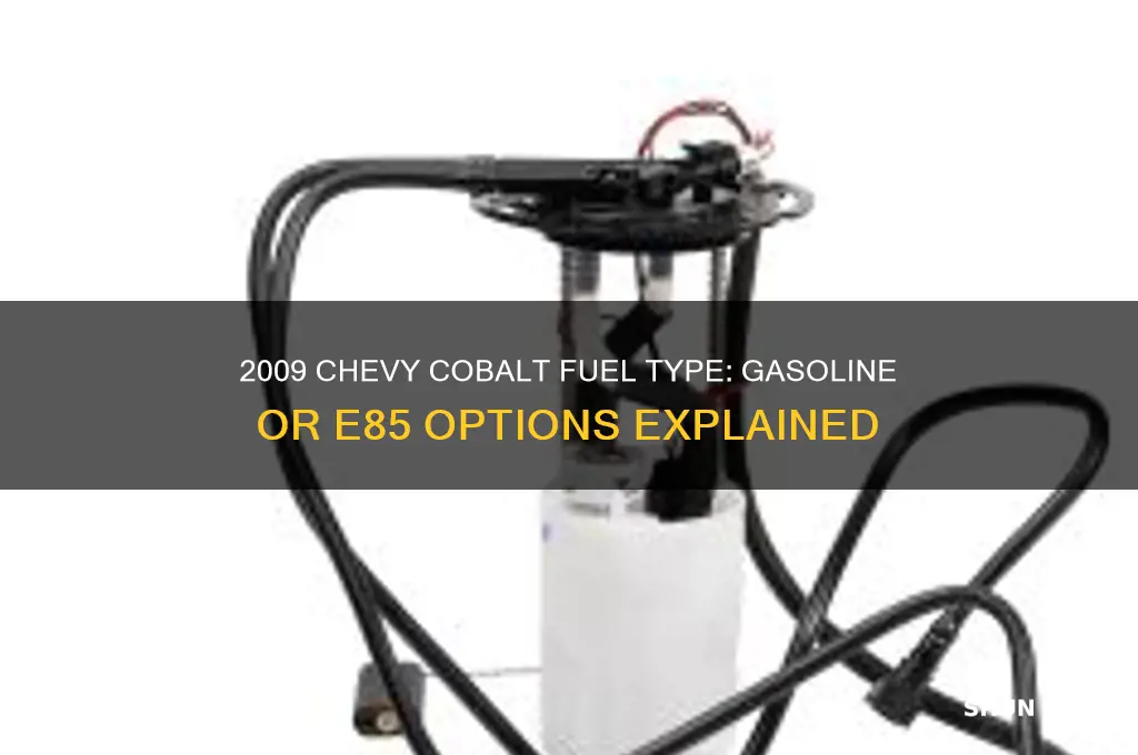 what fuel is used in a 2009 chevy cobalt