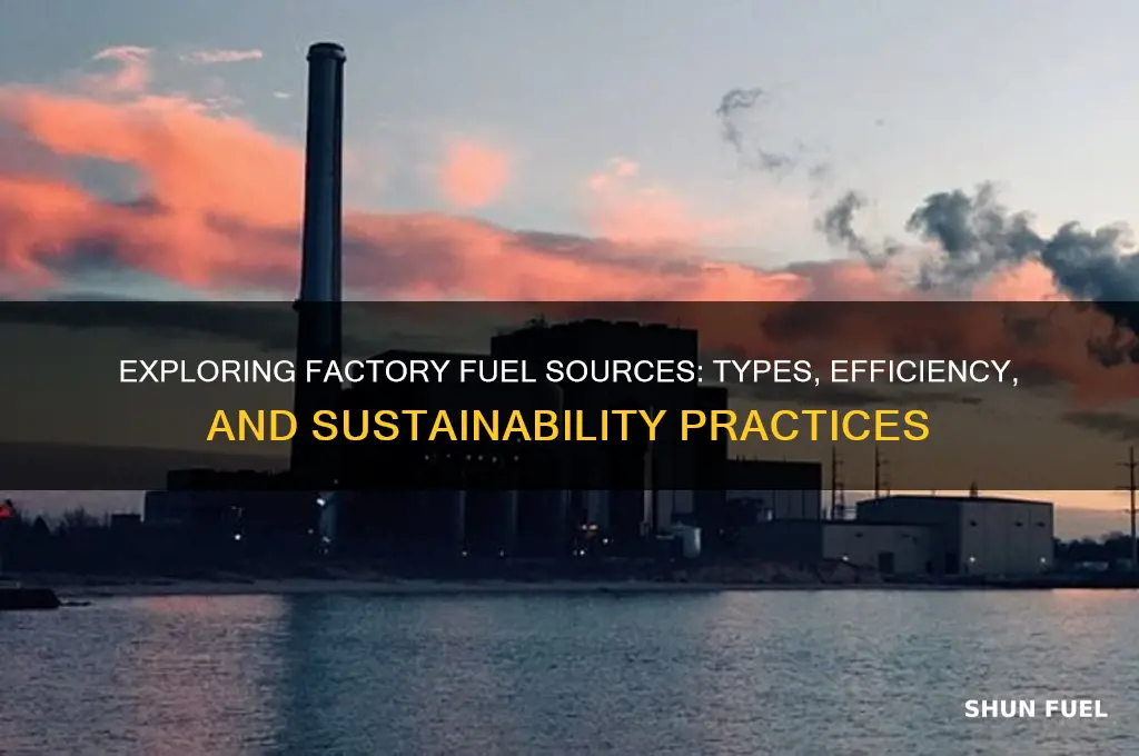 what fuel is used in factories