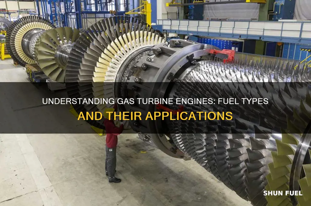 what fuel is used in gas tubine engines